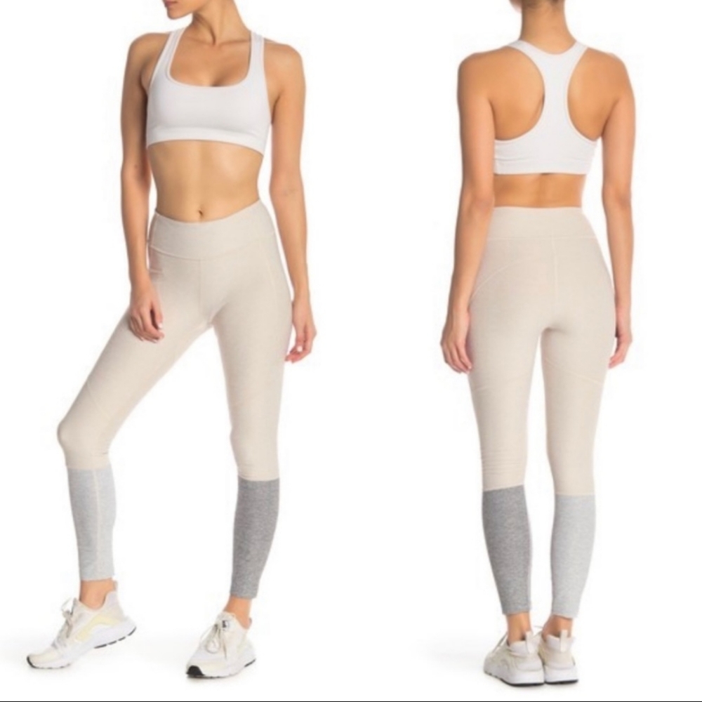 Outdoor Voices 7/8 Dipped Oatmeal Leggings Medium